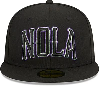 New Era Men's New Orleans Pelicans 23 City Edition OTC 59FIFTY Fitted Cap                                                       