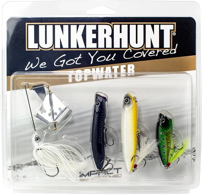 Lunkerhunt Impact Series Top Water Combo Hard Baits                                                                             