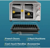 Elite Gourmet Double French Door Toaster Oven                                                                                   