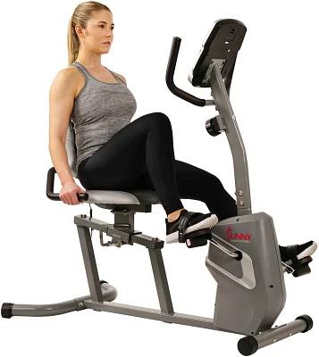 Sunny Health & Fitness Magnetic Recumbent Exercise Bike                                                                         