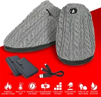 ActionHeat Adults' 5 Volt Battery-Heated Cable Knit Slippers