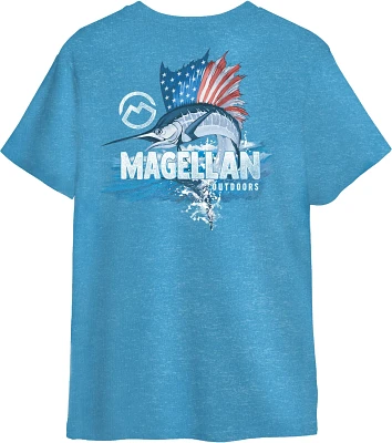 Magellan Boys' 8-20 Red, White and Blue Splash T-shirt