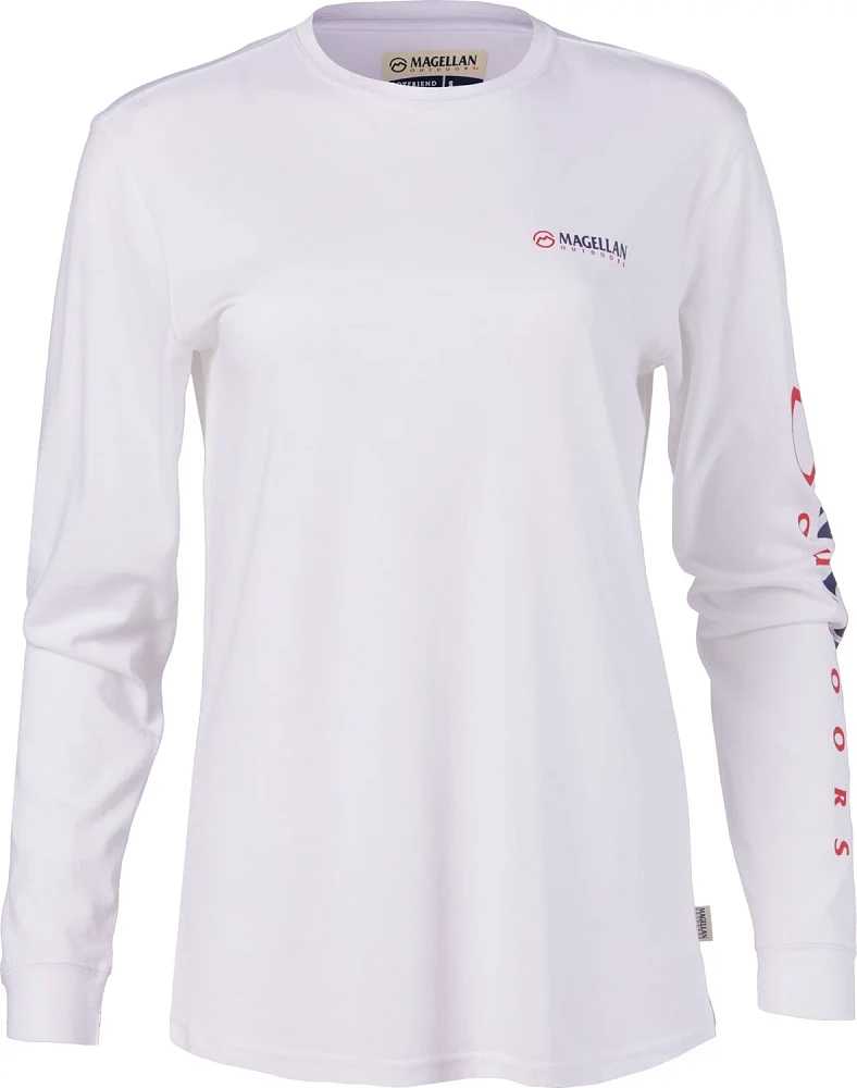 Magellan Outdoors Women's Grotto Falls Americana Long Sleeve Fishing Shirt