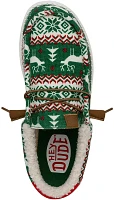 HEYDUDE Men’s Wally Ugly Sweater Shoes                                                                                        