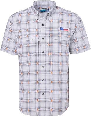 Magellan Men's Howdy Houston Livestock Show and Rodeo Plaid Short Sleeve Shirt