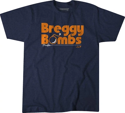 Breaking T Men's Houston Astros Breggy Bombs Short Sleeve T-shirt