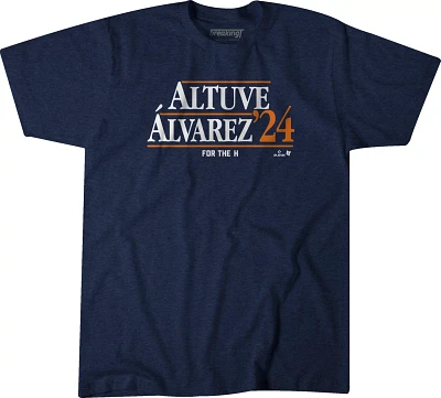 Breaking T Men's Houston Astros Altuve Alvarez Short Sleeve T-shirt