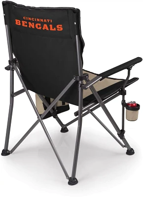 Picnic Time Cincinnati Bengals Team Big Bear XXL Camp Chair with Cooler                                                         