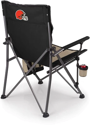 Picnic Time Cleveland Browns Logo Big Bear XXL Camp Chair with Cooler                                                           
