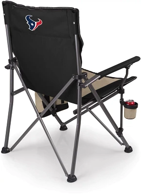 Picnic Time Houston Texans Logo Big Bear XXL Camp Chair with Cooler                                                             