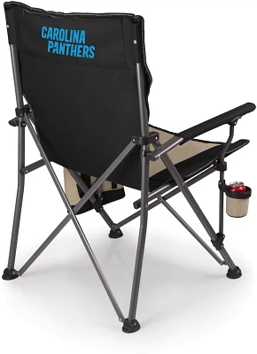 Picnic Time Carolina Panthers Team Big Bear XXL Camp Chair with Cooler                                                          