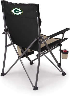 Picnic Time Green Bay Packers Logo Big Bear XXL Camp Chair with Cooler                                                          