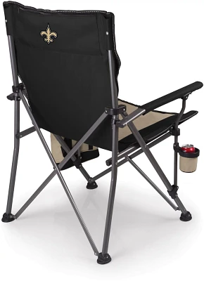 Picnic Time New Orleans Saints Logo Big Bear XXL Camp Chair with Cooler                                                         