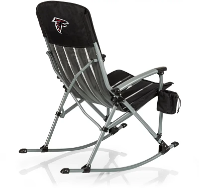 Picnic Time Atlanta Falcons Outdoor Rocking Camp Chair                                                                          