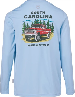 Magellan Outdoors Boys' South Carolina Local State Graphic Crew Long Sleeve T-shirt