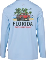 Magellan Outdoors Boys' Florida Local State Graphic Crew Long Sleeve T-shirt