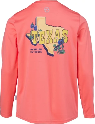 Magellan Girls' Local State Texas Long Sleeve Fishing Shirt