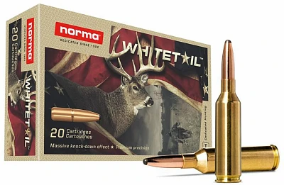 Norma USA Whitetail 6.5 PRC Rifle Ammo - 20 Rounds                                                                              