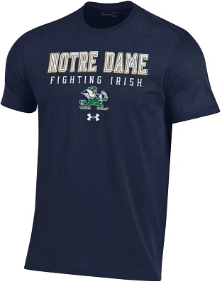 Under Armour Men's University of Notre Dame Team Performance T-shirt                                                            