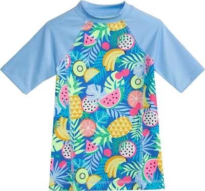 O'rageous Girls' 4-7 All the Fruits Rash Guard