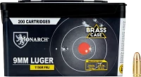 Monarch Brass Case 9mm Luger 115-Grain Flip Top Ammunition Can - 200 Rounds                                                     