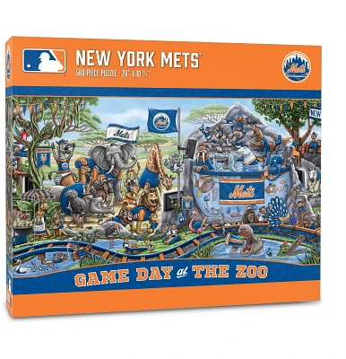 YouTheFan New York Mets Game Day At The Zoo 500-Piece Puzzle                                                                    