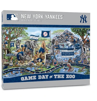 YouTheFan New York Yankees Game Day At The Zoo 500-Piece Puzzle                                                                 