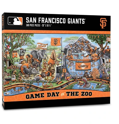 YouTheFan San Francisco Giants Game Day At The Zoo 500-Piece Puzzle                                                             