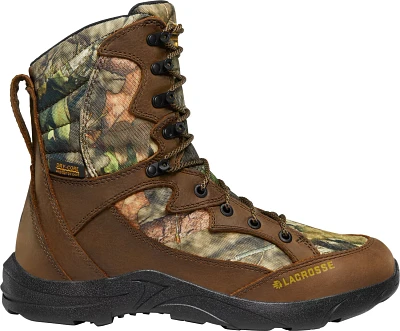 LaCrosse Men's 8 in Clear Shot Mossy Oaky Break Up Country Hunting Boots                                                        