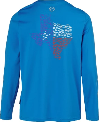 Magellan Outdoors Boys' Texas Local State Fish Graphic Crew Long Sleeve T-shirt