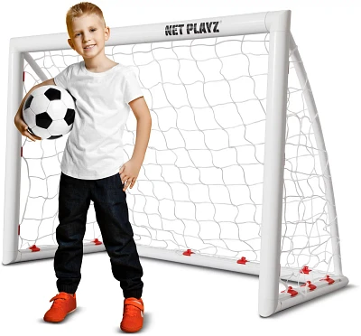 NetPlayz 4 ft x ft x 3 ft Backyard PVC Soccer Goal