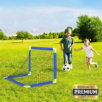 E-Jet Sport Kids' 3 ft x 2 ft x 2 ft Portable Soccer Goals 2-Pack                                                               