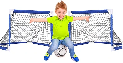 E-Jet Sport Kids' 3 ft x 2 ft x 2 ft Portable Soccer Goals 2-Pack                                                               