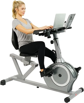 Sunny Health & Fitness Recumbent Desk Exercise Bike                                                                             