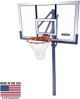 Lifetime Adjustable In-Ground 54 in Acrylic Basketball Hoop                                                                     