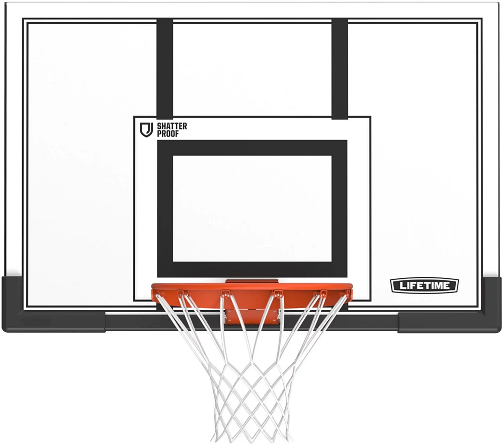 Lifetime Adjustable Portable 50 in Polycarbonate Basketball Hoop                                                                