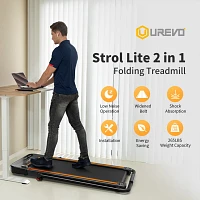 UREVO Strol Lite 2-in-1 Under Desk Treadmill                                                                                    