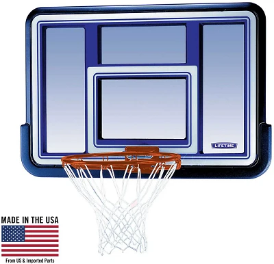Lifetime 44 in Polycarbonate Basketball Backboard and Rim Combo                                                                 