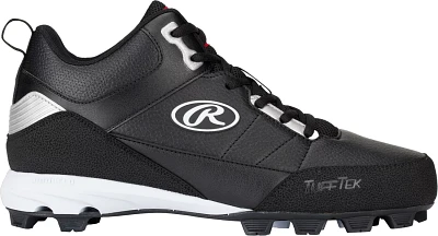 Rawlings Men's Press Mid Baseball Cleats                                                                                        