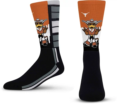 For Bare Feet Kids' University of Texas Mascot Drip Socks 1-Pack                                                                