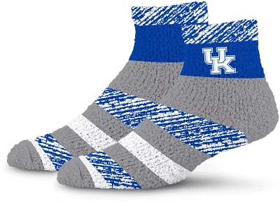 For Bare Feet Acrylic University of Kentucky Rainbow RMC Sleep Quarter Socks 1 Pack                                             