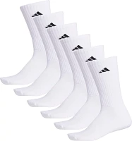 adidas Men's climalite Crew Socks 6 Pack                                                                                        