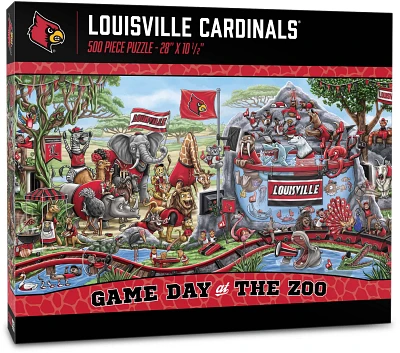 YouTheFan University of Louisville Game Day At The Zoo 500-Piece Puzzle                                                         
