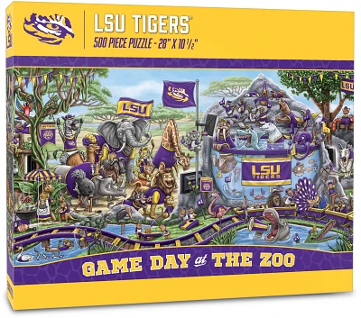 YouTheFan Louisiana State University Game Day At The Zoo 500-Piece Puzzle                                                       