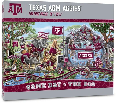 YouTheFan Texas A&M University Game Day At The Zoo 500-Piece Puzzle                                                             