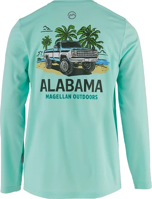 Magellan Outdoors Boys' Alabama Local State Graphic Crew Long Sleeve T-shirt