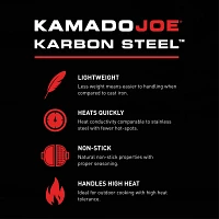 Kamado Joe Karbon Steel Carbon Steel Wok                                                                                        