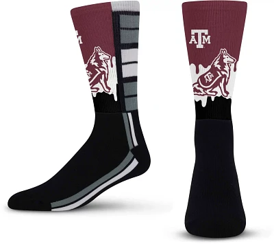 For Bare Feet Kids' Texas A&M University Mascot Drip Socks 1-Pack                                                               