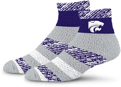 For Bare Feet Kansas State University Acrylic RMC Sleep Quarter Socks                                                           