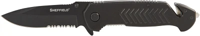 Sheffield Alloy Series Moab 3.5 in Auto Emergency Folding Pocket Knife                                                          